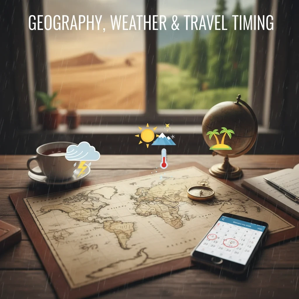 Geography, Weather, and Travel Timing