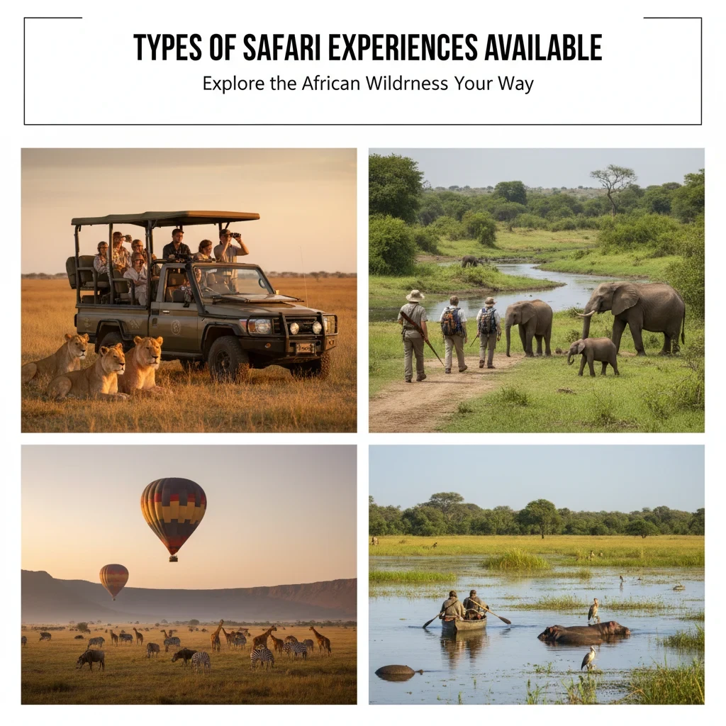 Types of Safari Experiences Available