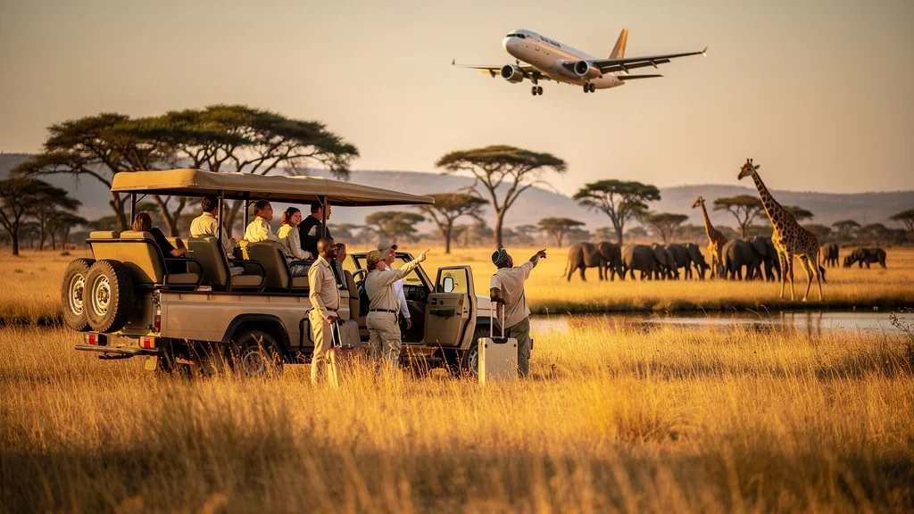 Safari package holidays with flights included for African safari travellers