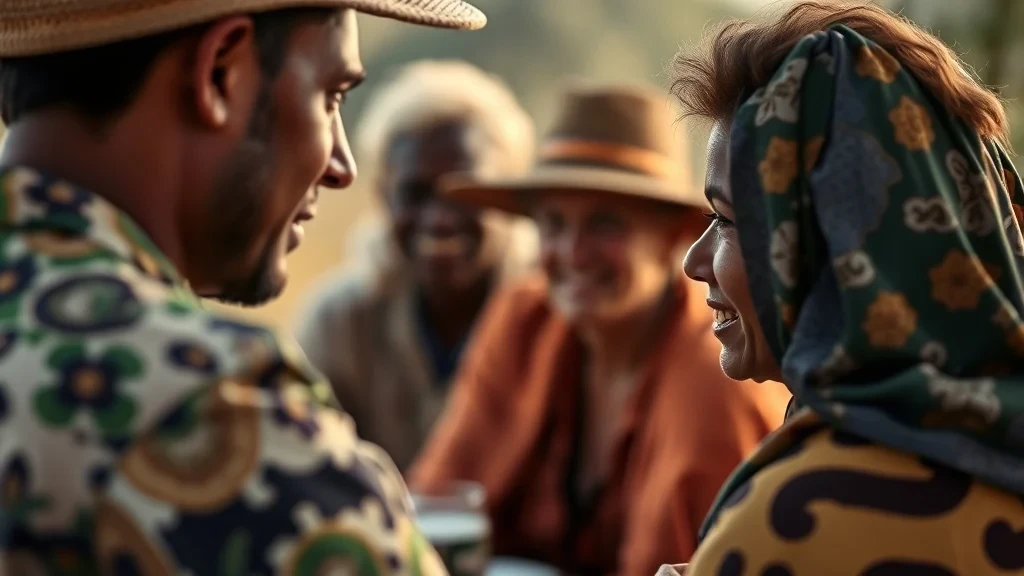 Safari travellers comparing the value of a group safari